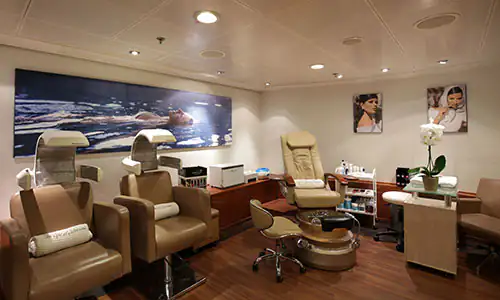 Behandlungsraum im Spa auf dem Silversea Luxuskreuzfahrtschiff Silver Shadow