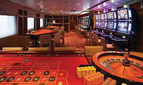 Casino auf auf dem Silversea Luxuskreuzfahrtschiff Silver Spirit
