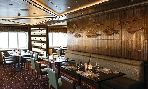 Restaurant Indochine auf dem Silversea Luxuskreuzfahrtschiff Silver Spirit