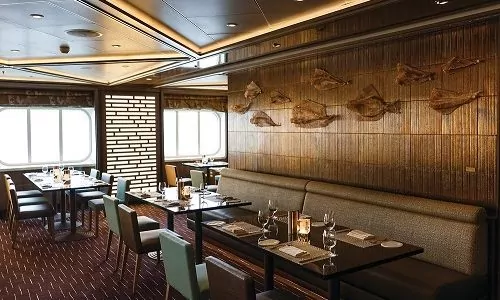 Restaurant Indochine auf dem Silversea Luxuskreuzfahrtschiff Silver Spirit