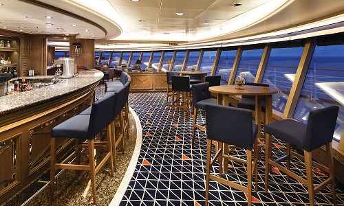 Tor´s Observation Library auf dem Silversea Luxuskreuzfahrtschiff Silver Spirit