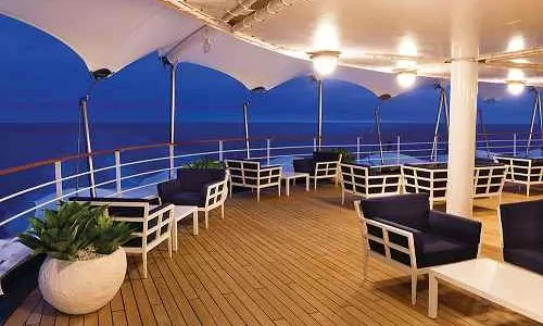 Panorama Lounge auf dem Silversea Luxuskreuzfahrtschiff Silver Spirit