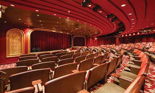 Theater auf dem Silversea Luxuskreuzfahrtschiff Silver Spirit