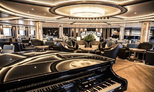 Dolce Vita mit Piano auf dem Silversea Luxuskreuzfahrtschiff Silver Spirit