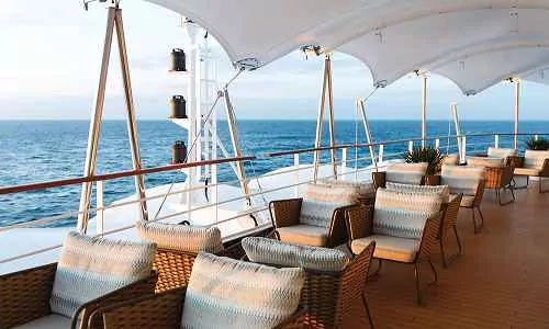Arts Café auf dem Silversea Luxuskreuzfahrtschiff Silver Spirit