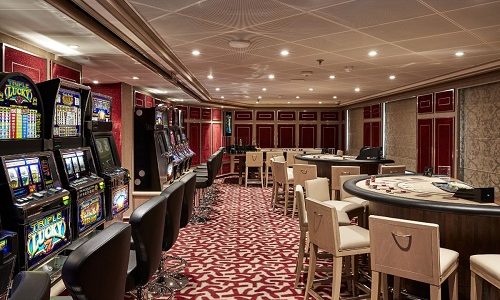 Casino auf dem Silversea Luxuskreuzfahrtschiff Silver Spirit