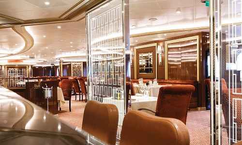 Restaurant Atlantide auf dem Silversea Luxuskreuzfahrtschiff Silver Spirit