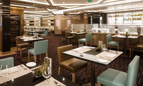 Restaurant Indochineauf dem Silversea Luxuskreuzfahrtschiff Silver Spirit