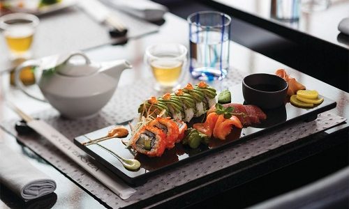 Sushi im Restaurant Seishin auf dem Silversea Luxuskreuzfahrtschiff Silver Spirit