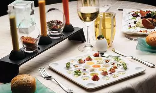 Tapas im Restaurant Silver Noteauf dem Silversea Luxuskreuzfahrtschiff Silver Spirit