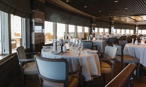 Restaurant La Terrazza auf dem Luxuskreuzfahrtschiff Silver Spirit