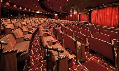 The Show Lounge auf dem Silversea Luxuskreuzfahrtschiff Silver Whisper