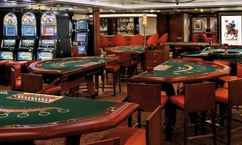 Kasino Roulette Tische auf dem Silversea Luxuskreuzfahrtschiff Silver Whisper