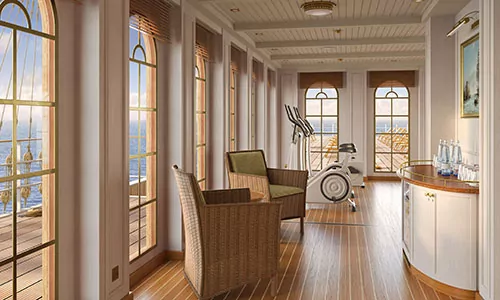 Wellnessbereich auf dem neuen Segelschiff der Reederei Sea Cloud Cruises