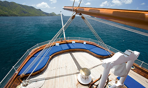 Blue Lagoon auf dem Segelschiff Sea Cloud