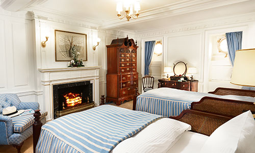 Schlaf-Wohnbereich Kabine Nr. 3 Kategorie B auf dem Segelschiff Sea Cloud