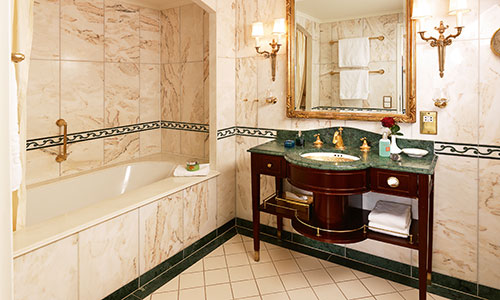 Badezimmer Kabine Nr. 5 Kategorie B auf dem Segelschiff Sea Cloud