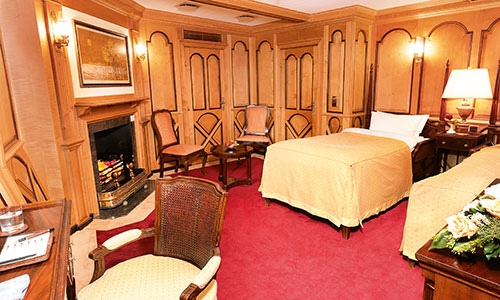 Wohn- und Schlafbereich Kabine 7 Kategorie B auf dem Segelschiff Sea Cloud