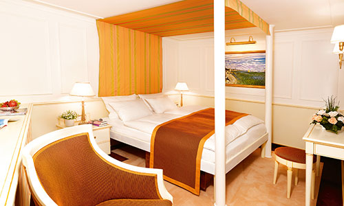 Wohn- undSchlafbereich Kabine Nr. 9 Kategorie C auf dem Segelschiff Sea Cloud