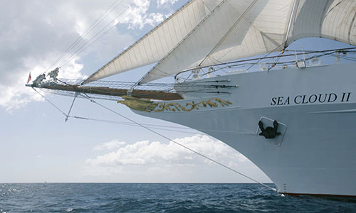 Bug Sea Segelschiff Sea Cloud II