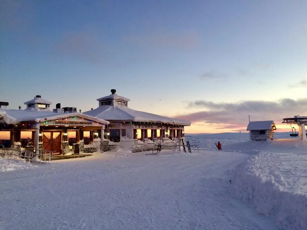 Bergrestraurant in Finnland
